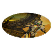 TITAN IM WÜSTEN DER HYPERION-Science Fiction Schneidebrett (Ecke)