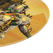 TITAN IM WÜSTEN DER HYPERION-Science Fiction Schneidebrett (Ecke)