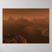 Titan-Kohlenwasserstoff-Pools Poster (Vorne)