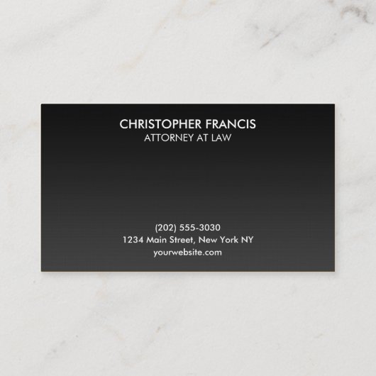 Titan-Monogramm-Visitenkarten Visitenkarte (Rückseite)