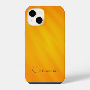 Titan Orange Edelstahl Druck 15 iPhone 14 Hülle