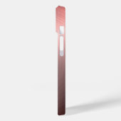 Titan polierte Bronze Radial und Metallic Case-Mate iPhone Hülle (Rückseite / Links)