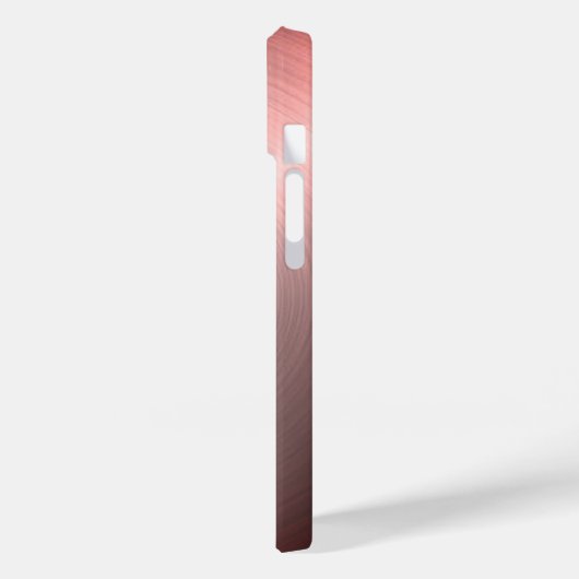 Titan polierte Bronze Radial und Metallic Case-Mate iPhone Hülle (Rückseite / Links)