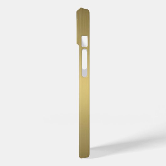 Titan poliertes Gold Radial und Metallic Case-Mate iPhone Hülle (Rückseite / Links)