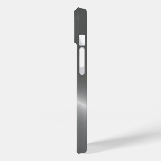 Titan poliertes Silber Radial und Metallic 15 Case-Mate iPhone Hülle (Rückseite / Links)
