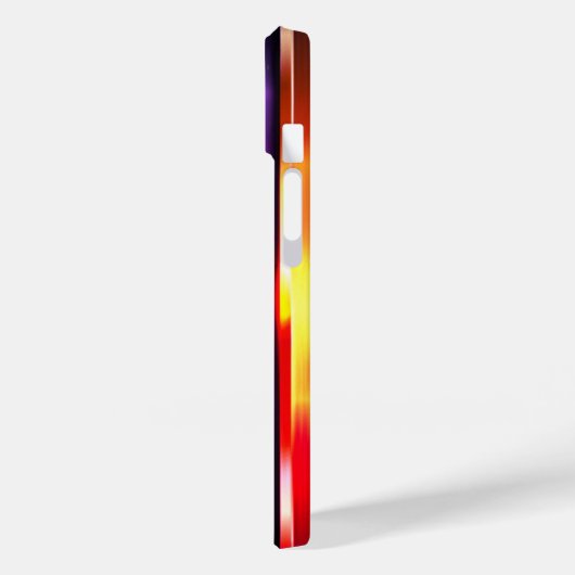 Titan Poliertes violettes Radial Metallic iPhone 1 Case-Mate iPhone Hülle (Rückseite / Links)