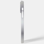 Titan Red Silver Stainless Steel Print Case-Mate iPhone Hülle (Rückseite / Links)