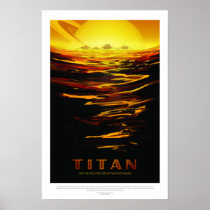 Titan, Reiseplakat Poster