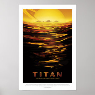 Titan   Zukunftsvisionen der NASA Poster