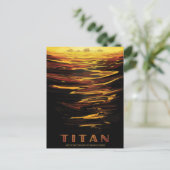 Titan | Zukunftsvisionen der NASA Postkarte (Stehend Vorderseite)
