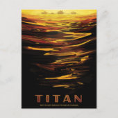 Titan | Zukunftsvisionen der NASA Postkarte (Vorderseite)