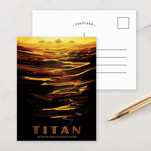 Titan | Zukunftsvisionen der NASA Postkarte