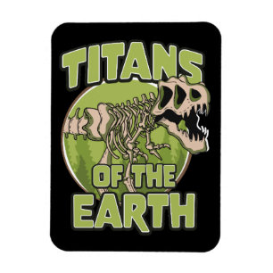 Titanen des Erdlogos Magnet