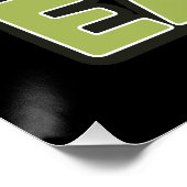 Titanen des Erdlogos Poster (Ecke)