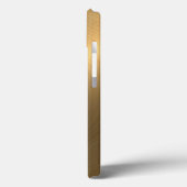 Titangold Edelstahl-Druck Case-Mate iPhone Hülle (Rückseite / Links)