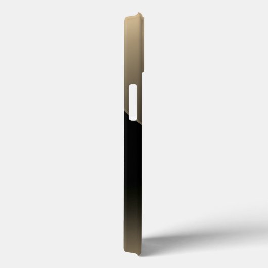 Titangold Edelstahl Drucktelefon 15 Case-Mate iPhone Hülle (Rückseite / Rechts)