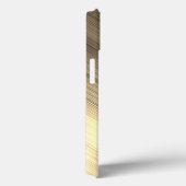 Titangold Edelstahl Drucktelefon 15 Case-Mate iPhone Hülle (Rückseite / Rechts)