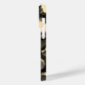 Titangold-Edelstahlprint Case-Mate iPhone Hülle (Rückseite / Links)