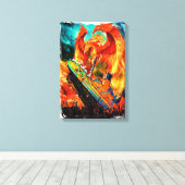 titani sinking rose like the phoenix leinwanddruck (Insitu (Holzboden))