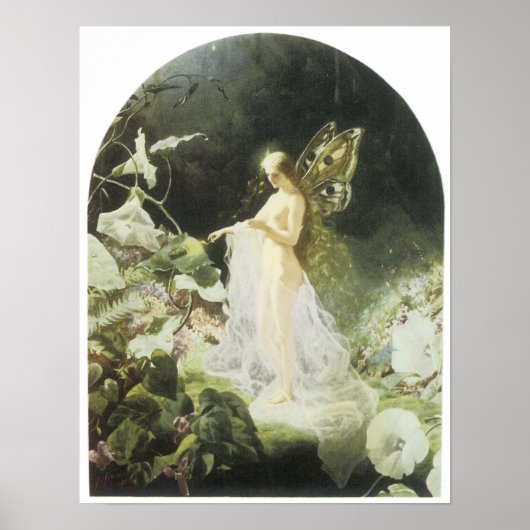 Titania, 1866 Vintage Märchenmalerei Poster (Vorne)