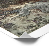 Titania Asleep Poster (Ecke)