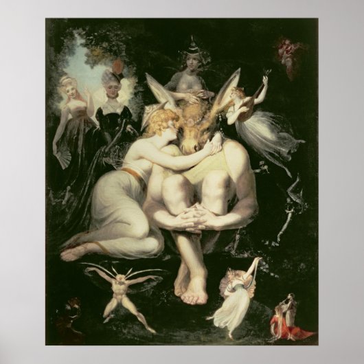 Titania Awakes, Surrounded by Attendant Poster (Vorne)