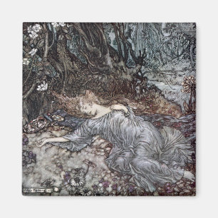 Titania im Schlaf Magnet