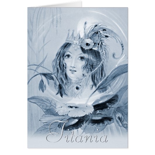 Titania (Meadows, Shakespeare) CC0515 Fairy Card (Vorne)