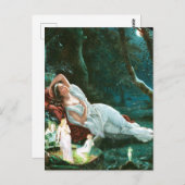 Titania Schlafen im Mondschein - Simmons Art Postkarte (Vorne/Hinten)