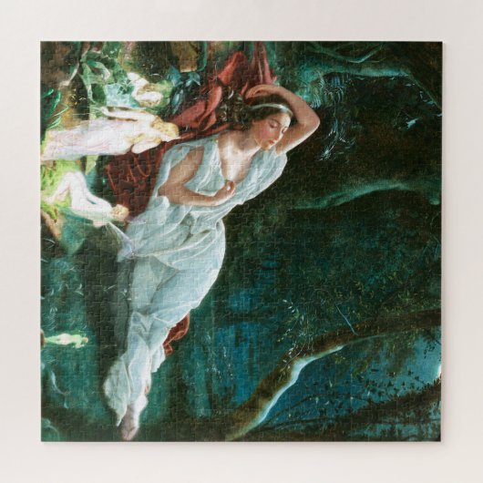 Titania Schlafen im Mondschein - Simmons Art Puzzle (Horizontal)