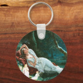 Titania Schlafen im Mondschein - Simmons Art Schlüsselanhänger (Rückseite)