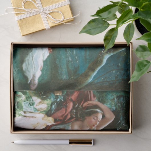 Titania Schlafen in der Mondlichtmühle Kunst Seidenpapier (Geschenk)