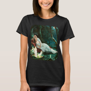 Titania schlafend im Mondlicht Simmons Fae Kunst T-Shirt