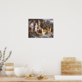 Titania und Bottom, Sommernachtstraum Poster (Küche)