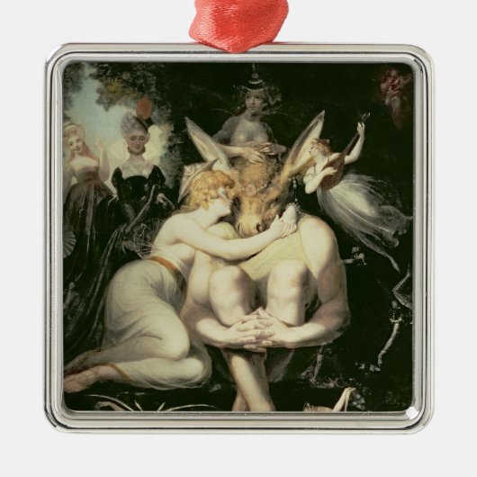 Titania wacht auf, umgeben durch Begleiter Ornament Aus Metall (Vorne)