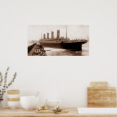 Titanic Abfahrt Berth 44 Southampton England Poster (Küche)