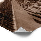 Titanic Abfahrt Berth 44 Southampton England Poster (Ecke)