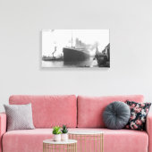 Titanic an den Docks von Southampton Leinwanddruck (Insitu (Wohnzimmer))