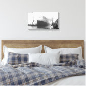 Titanic an den Docks von Southampton Leinwanddruck (Insitu (Schlafzimmer))