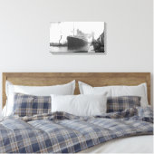 Titanic an den Docks von Southampton Leinwanddruck (Insitu (Schlafzimmer))