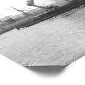 Titanic an den Docks von Southampton Poster (Ecke)