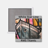 Titanic auf einem Kühlschrank Magnet (Vorderseite/Rückseite)