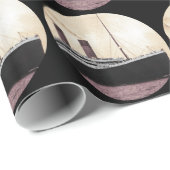 Titanic auf See Geschenkpapier (Rolleneckpunkt)