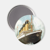 Titanic auf See Magnet (Vorderseite/Rückseite)