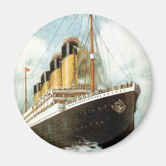 Titanic auf See Magnet (Vorne)