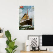 Titanic auf See (ohne Grenze) Poster (Heimbüro)