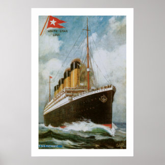 Titanic auf See Poster