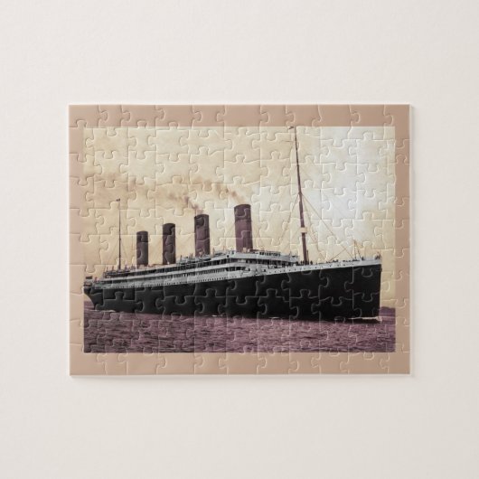 Titanic auf See Puzzle (Horizontal)