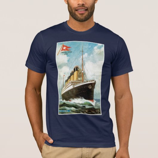 Titanic auf See T-Shirt (Vorderseite)