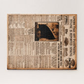 Titanic berichtete Sinking World News 1912 Puzzle (Horizontal)